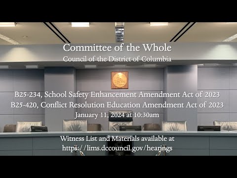 School Safety Act and Conflict Resolution Act