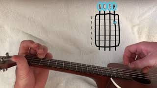 steven universe - peace and love on the planet earth // ukulele tutorial (no lyrics, chords only)