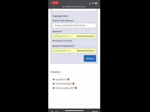 How to: Anmeldung Ausbildungsportal IHK Darmstadt