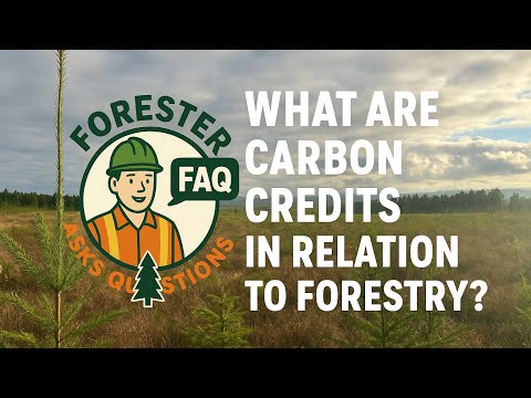 What are carbon credits in relation to forestry? | Forester Asks Questions
