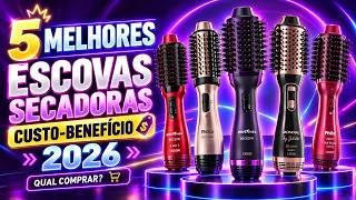 5 Melhores Escovas Secadoras Custo-Benefício de 2026 | Qual Comprar?