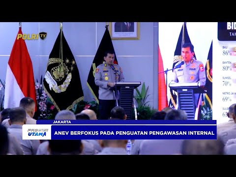 ANEV KINERJA PROPAM POLRI DAN PENGHARGAAN KEPADA KABID PROPAM POLDA JAJARAN
