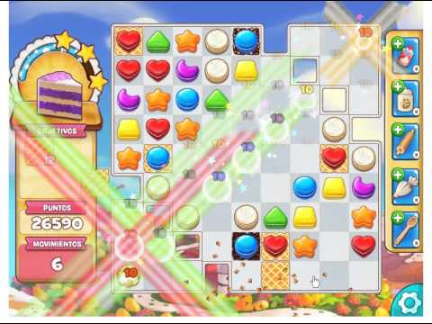 Cookie Jam - LEVEL 727  --   3 STARS  ( No booster ) GAMES