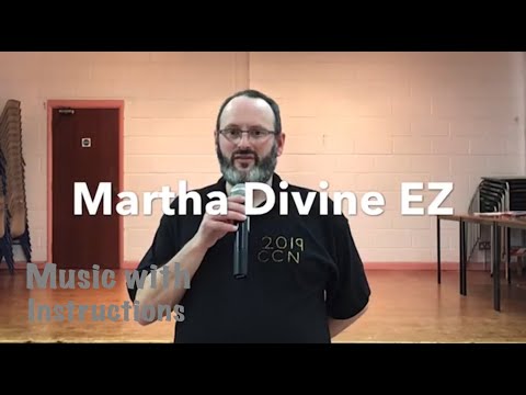 ABSOLUTE BEGINNER LINE DANCE LESSON 33 - Martha Divine EZ - Part 2 - Music with verbal instruction