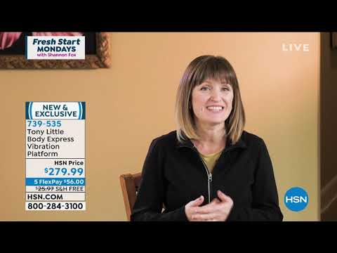 Tony Little Body Express Vibration Platform with 2 DVDs