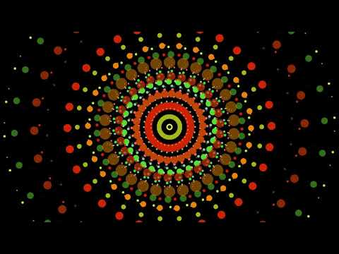 Colorful hypnotic pattern design VJ loop  animated background video , Copyright FREE video