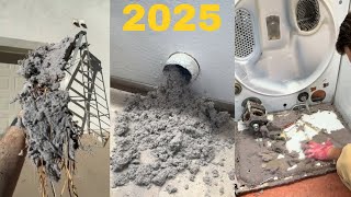 Videos that make you want to Clean your Dryer Vent: Best of 2025 cleaning compilation