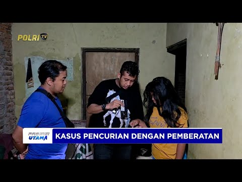 POLRES PEKALONGAN UNGKAP KASUS CURAT DENGAN MODUS CONGKEL JENDELA RUANG GURU