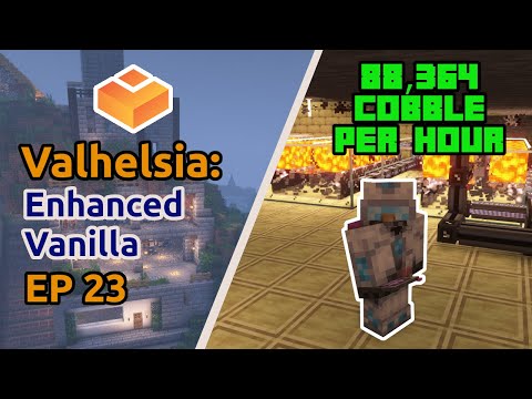 Applied Energistics (AE2) Expandable Cobble Gen | 23 Valhelsia: Enhanced Vanilla | Minecraft 1.18.2