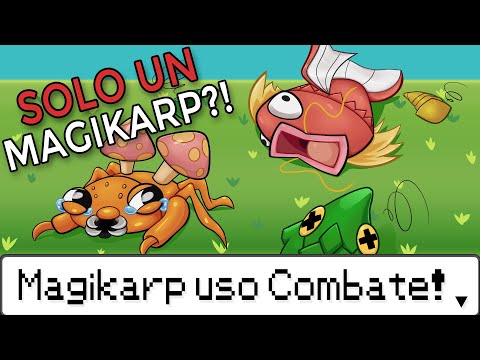 Can you complete a Pokémon game using only Magikarp?