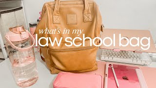 WHAT'S IN MY LAW SCHOOL BAG ⚖️ law school diaries
