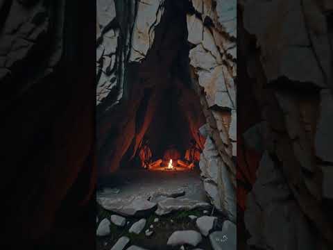 Sadhus Meditate in a Sacred Himalayas' Cave