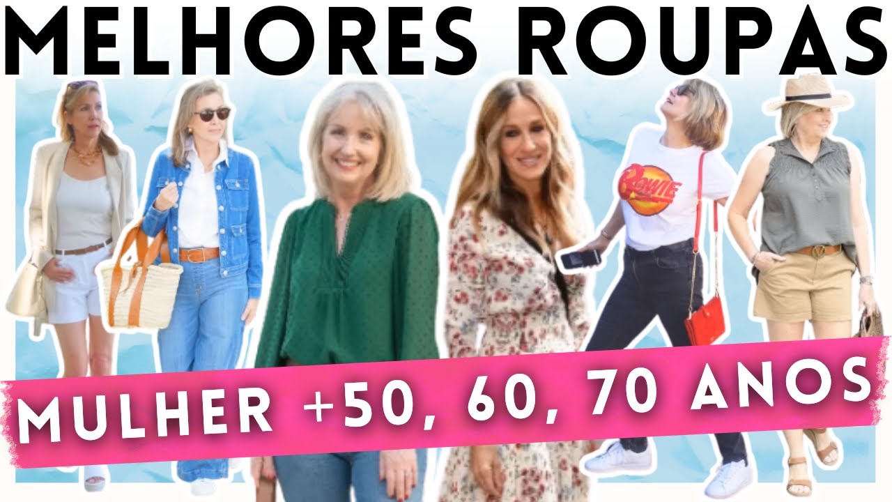 🔴ROUPAS QUE TODA MULHER MADURA DEVE TER! 50, 60, 70 ANOS na moda VERÃO 2024!