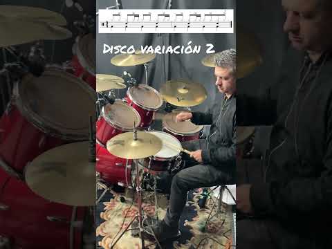 Disco drum rhythm variation 2