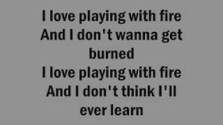 The Runaways - I love playing with fire lyrics on screen