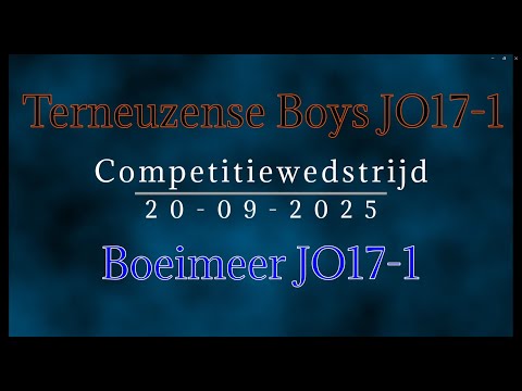 Terneuzense Boys JO17-1 - Boeimeer JO17-1  -  1-1.