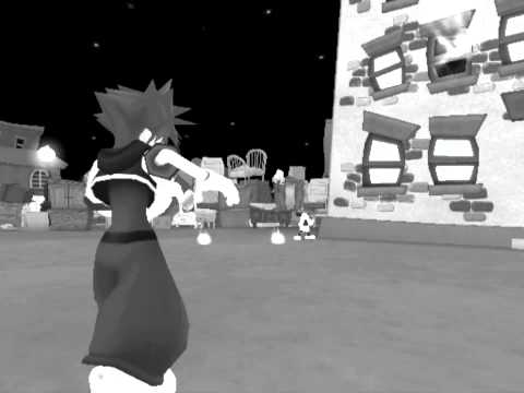 Kingdom Hearts II, English cutscene: 203 - The King and the Fire - HD 720p