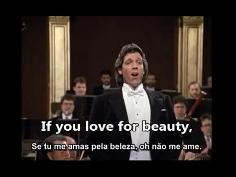 Gustav Mahler    "Liebst Du Um Schönheit" (Thomas Hampson) with English lyrics subtitle