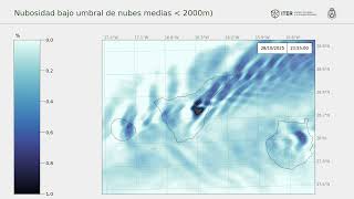 Tenerife Cloud cover forecast: 20251028