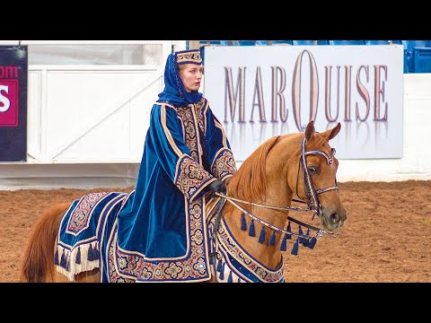 , title : 'Scottsdale Arabian Horse Show Native Costume 2022 | Arabian Horses in 4K'