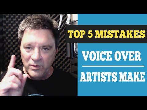 Top 5 Mistakes New Voice Over Artists Make
