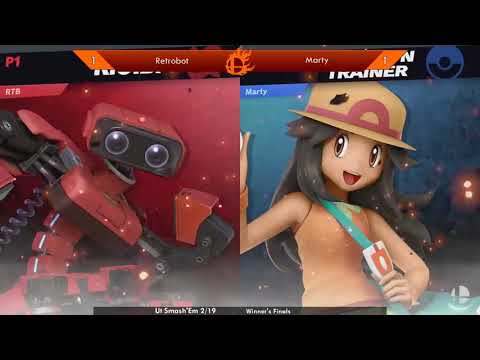 Ut Smash 'Em 2/19 Marty (Pokemon Trainer) vs Retrobot (ROB) Winners Finals