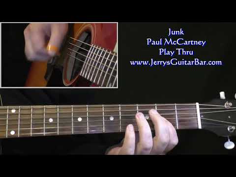Paul McCartney Junk | Guitar Play Thru