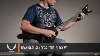 Video thumbnail for Dean Guitars Karl Sanders Signature THE BLACK V by Dean Guitars