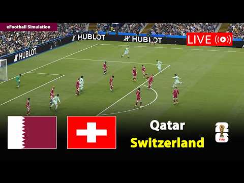 🔴Qatar vs Switzerland | FIFA World Cup 2026 | eFootball PES21 Simulation