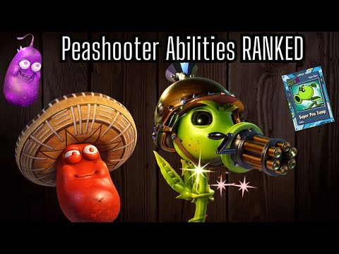 PvZ GW2 - All Peashooter Abilities RANKED