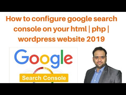 How to configure google search console on your html  php  wordpress website 2019