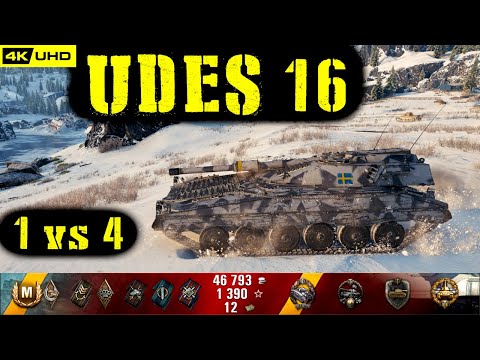 World of Tanks UDES 16 Replay - 5 Kills 4.5K DMG(Patch 1.6.1)
