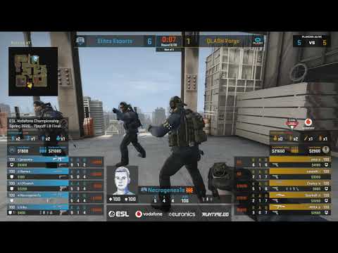 CS:GO - Elites Esports vs. QLASH - Game 1 - Playoff - EVC Spring 2020