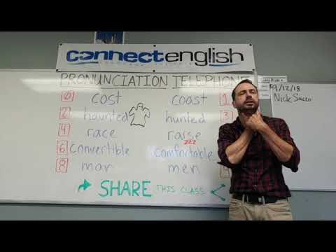 Connect English Pronunciation Telephone Volume 24 - La Jolla Campus