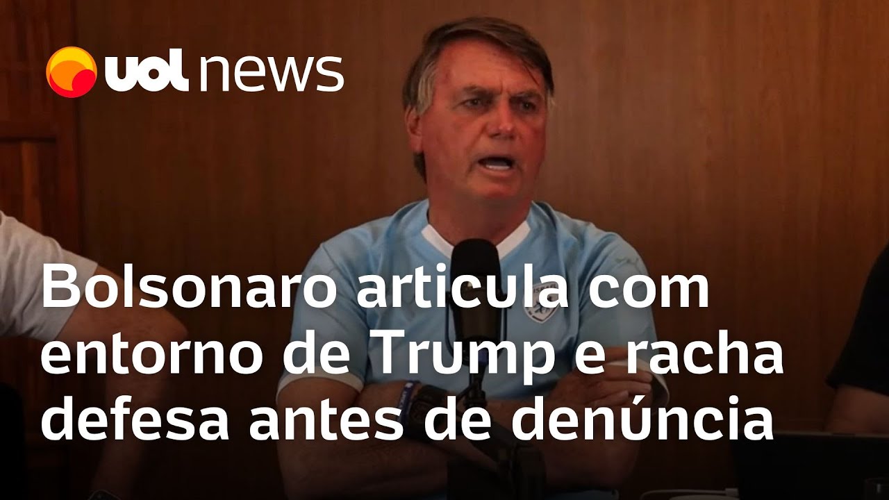 Bolsonaro articula com entorno de Donald Trump e racha defesa à espera de denúncia da PGR