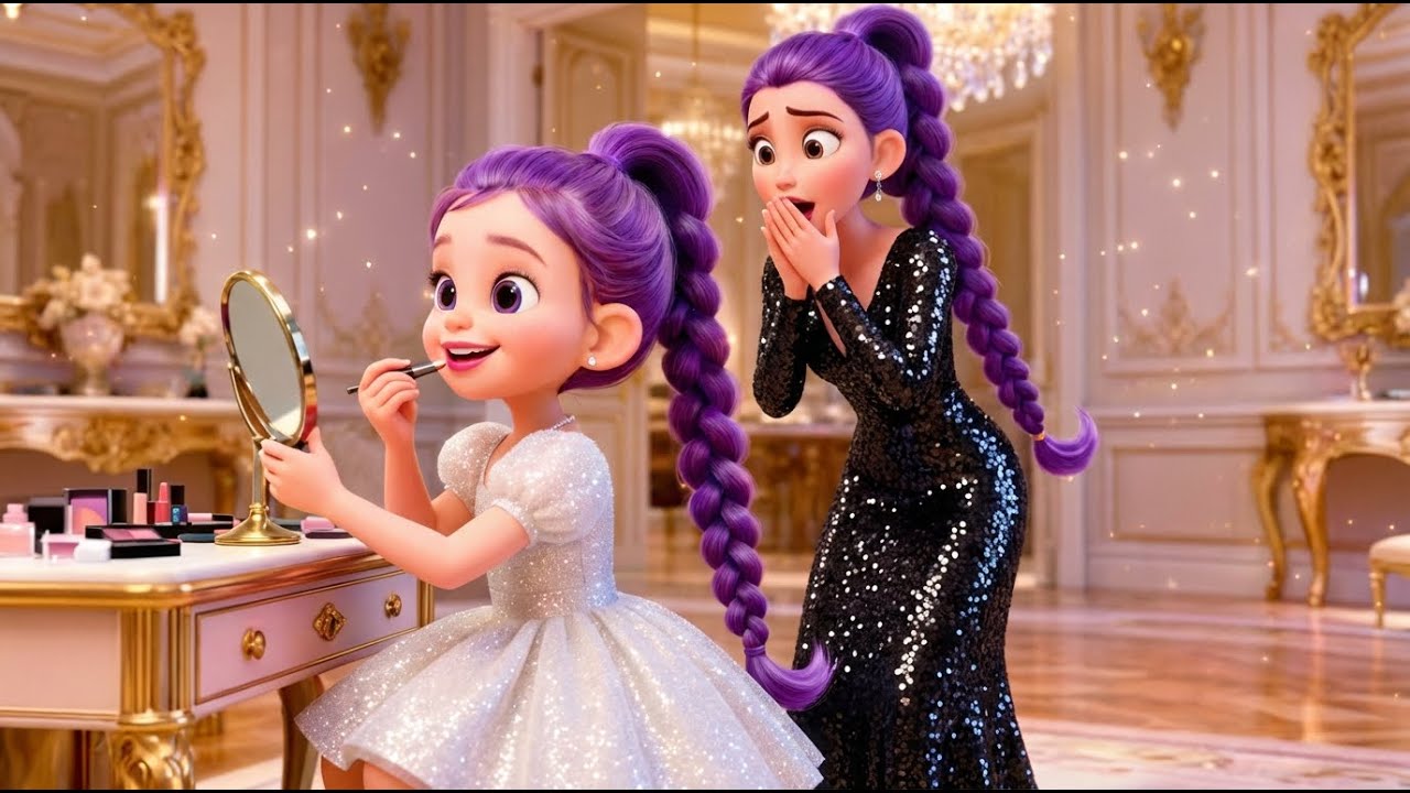 OMG! 😱Baby Rumi Doing Her First Makeup Like Her Mom 💄 | KPOP Demon Hunters