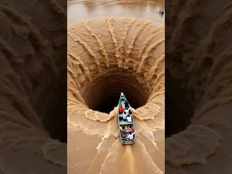 Watch This Boat Get Sucked Into Biggest Whirlpool — Intense Moment!