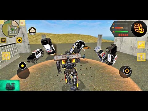 Robot Shark Intro Epic Moments Compilation Robot Transform by Naxeex Android Game
