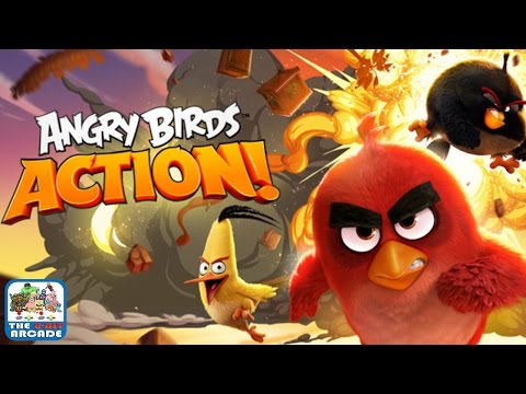 Angry Birds Action! - The Game, Based On The Movie, Based On The Game (iOS/iPad Gameplay) Video
