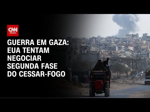 EUA negociam segunda fase de cessar-fogo em Gaza | CNN 360º