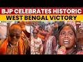 BJP Workers Celebrate Historic Win In Bengal With Rabindra Sangeet In Kolkata Bengal Results