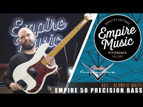 Fender Custom Shop Empire 58 Precision Bass (NOS-Olympic White)