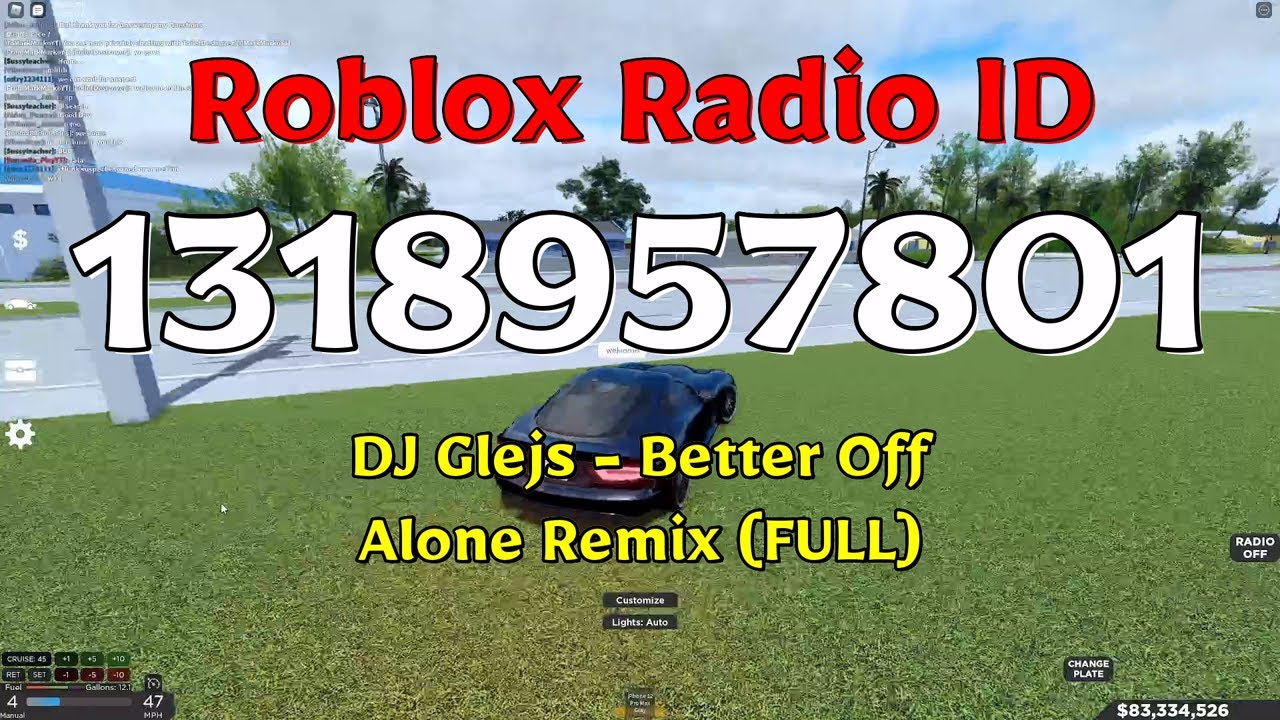 DJ Glejs - Better Off Alone Remix (FULL) Roblox Code