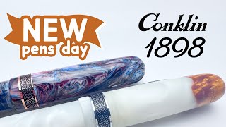 Conklin 1898 Misto & Spectra Fountain Pen Review - Chatty, relaxed, color mixing - New Pen Day
