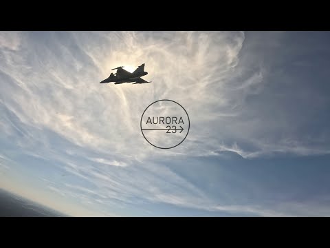 F 21 deltog i försvaret av Sverige under Aurora 23