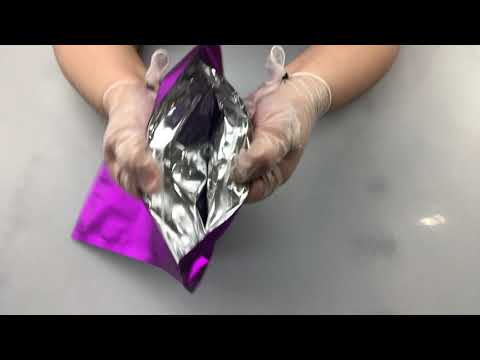 Violet Zip Lock Flat 