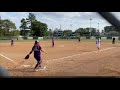 Tess Pitching Against Clovis Rockets Gold