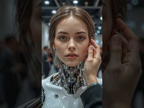 Humanoid Robot Girl Acts Like a Real Human #robot