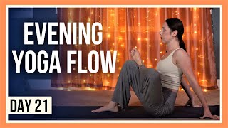 15 min Evening Yoga – Day #21 (YOGA FOR HIPS & LOWER BACK)