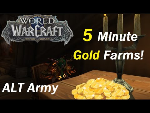 Top 10 "Alt Army" 5 Minute Gold Farms! Make 10k+ DAILY FAST!
